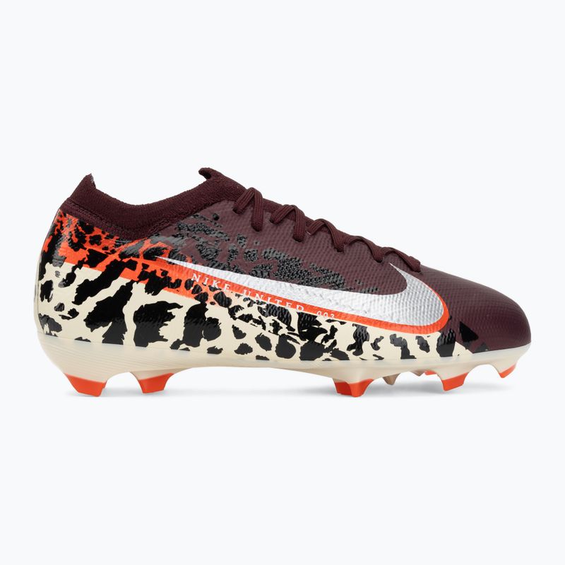Gyerek focicipő Nike United Jr. Mercurial Vapor 16 Pro FG burgundy crush/metallic silver 2