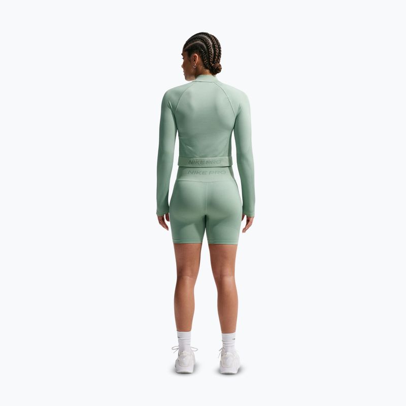 Női rövidnadrág Nike Pro Seamless High-Waisted Biker 5" steam 3