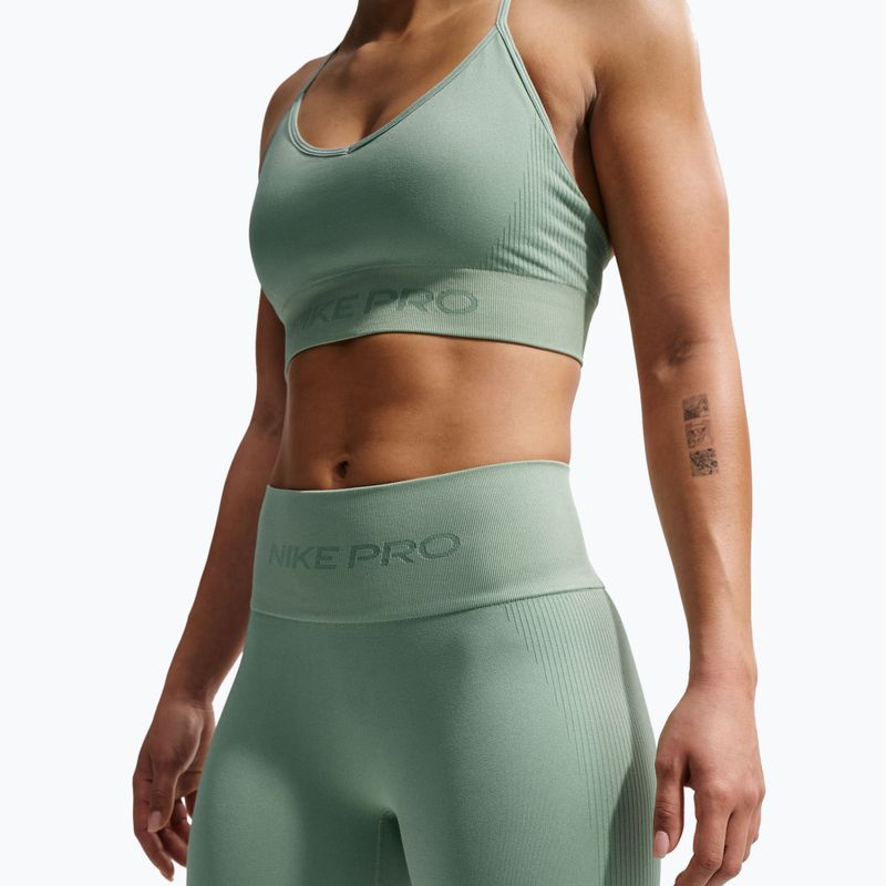 Női rövidnadrág Nike Pro Seamless High-Waisted Biker 5" steam 4