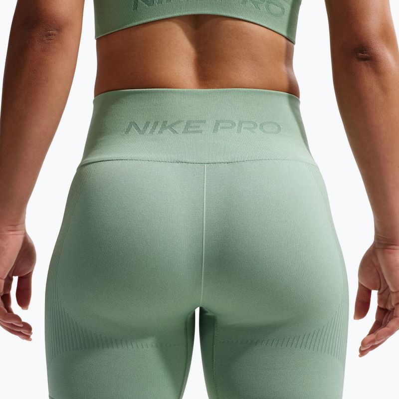 Női rövidnadrág Nike Pro Seamless High-Waisted Biker 5" steam 6