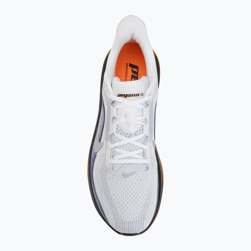 Férfi futócipő Nike Pegasus 42 white/lapis/total orange/metallic silver 5