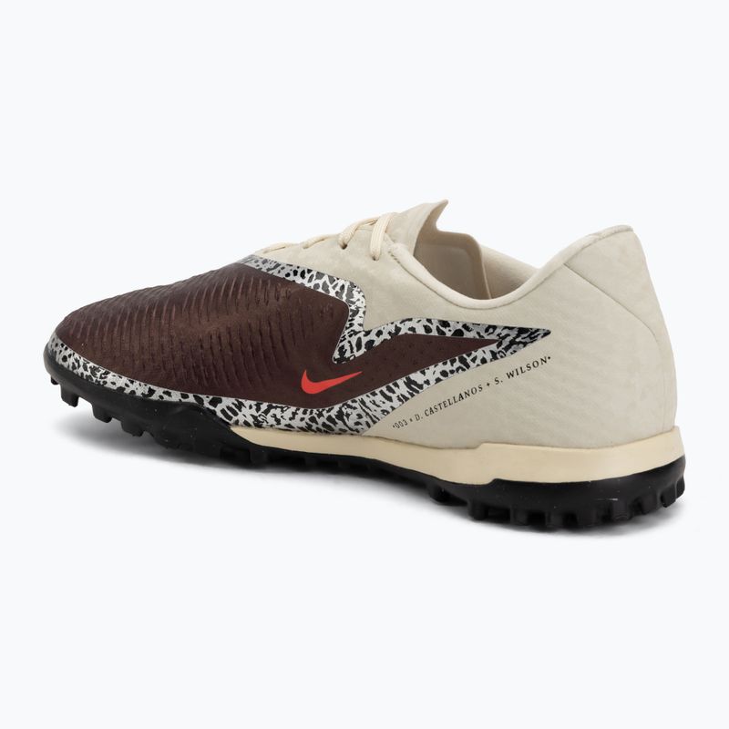 Férfi futballcipő Nike United Phantom 6 Low Academy TF burgundy crush/fossil/university red 3