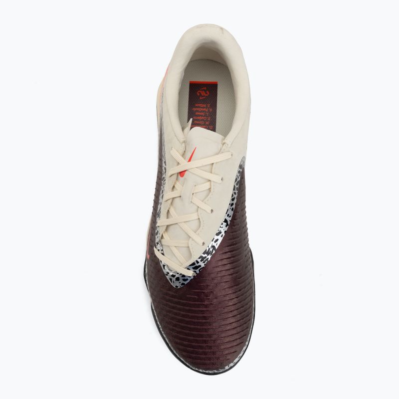 Férfi futballcipő Nike United Phantom 6 Low Academy TF burgundy crush/fossil/university red 5