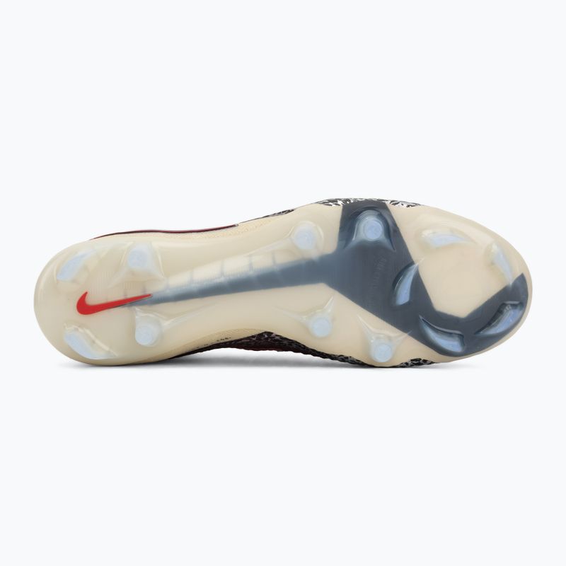 Férfi futballcipő Nike United Phantom 6 High Elite FG burgundy crush/fossil/university red 4