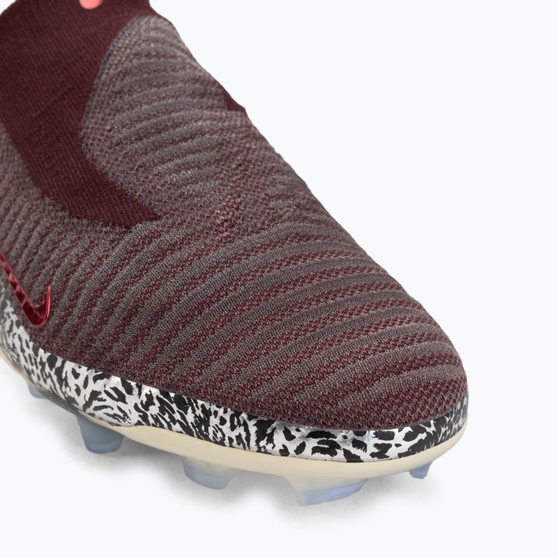 Férfi futballcipő Nike United Phantom 6 High Elite FG burgundy crush/fossil/university red 7