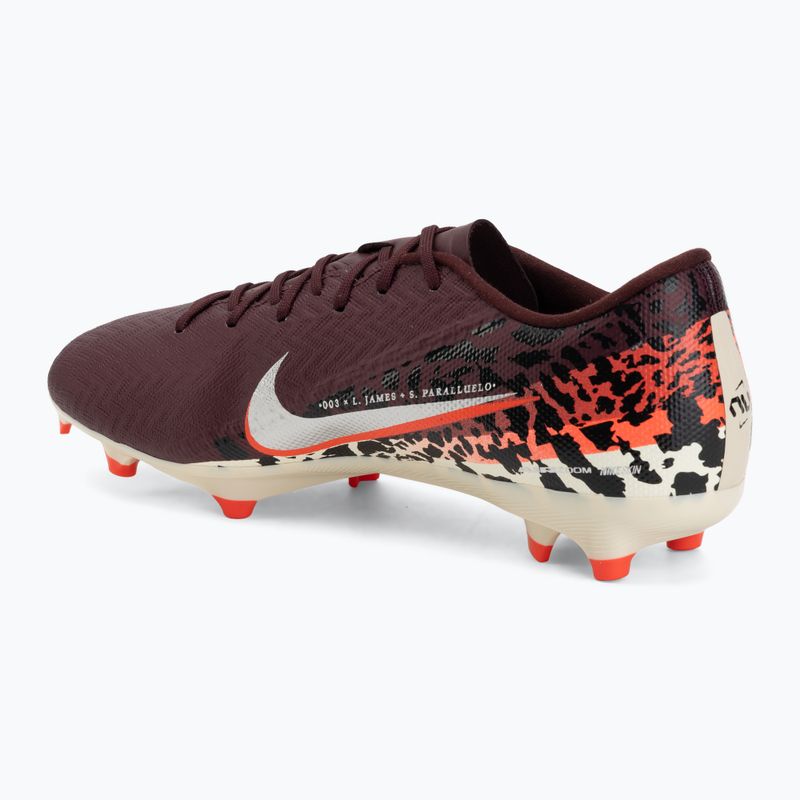Férfi futballcipő Nike United Mercurial Vapor 16 Academy MG burgundy crush/metallic silver 3