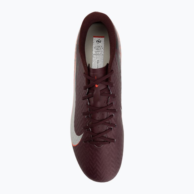 Férfi futballcipő Nike United Mercurial Vapor 16 Academy MG burgundy crush/metallic silver 5