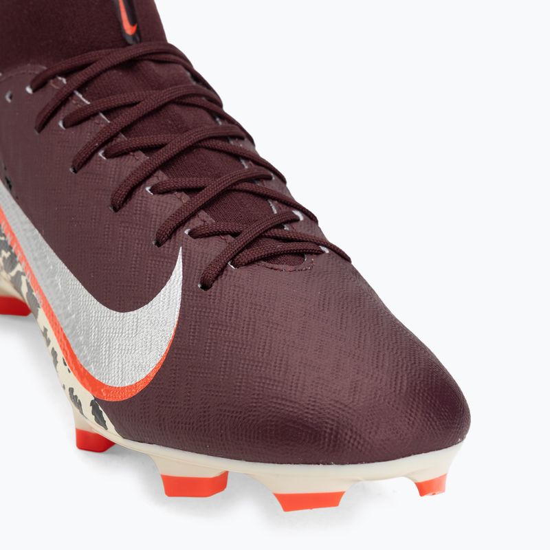 Férfi futballcipő Nike United Mercurial Superfly 10 Academy MG burgundy crush/metallic silver 7