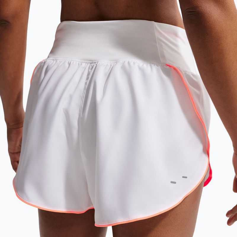 Női futóshort Nike Tempo Swoosh Dri-Fit Mid-Rise Brief-Lined white/orange pulse/black 4