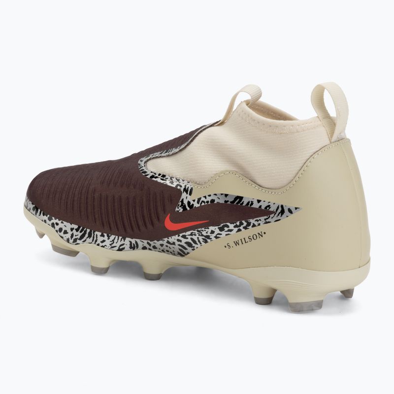 Gyerek focicipő Nike United Jr. Phantom 6 High Academy MG burgundy crush/fossil/university red 3