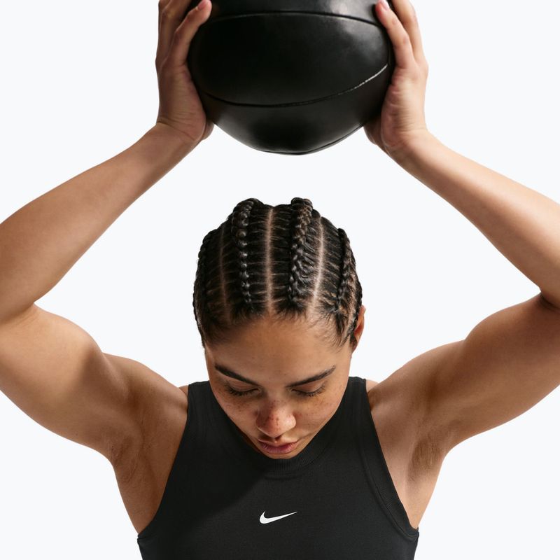 Női edzőpóló Nike One Dri-Fit black/black/white 6