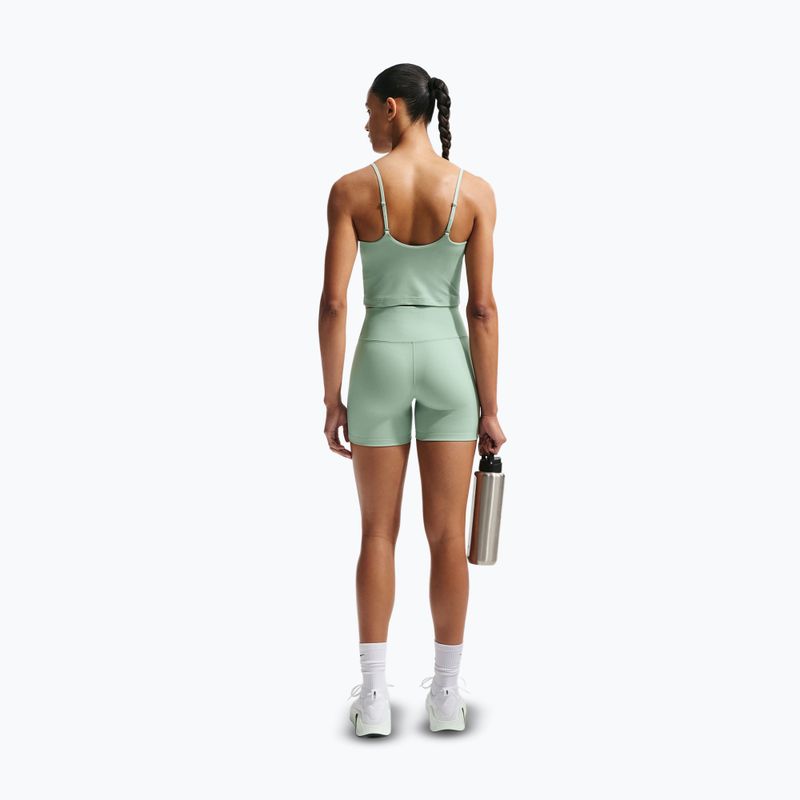 Női rövidnadrág Nike One High-Waisted Biker 5" steam/white 3