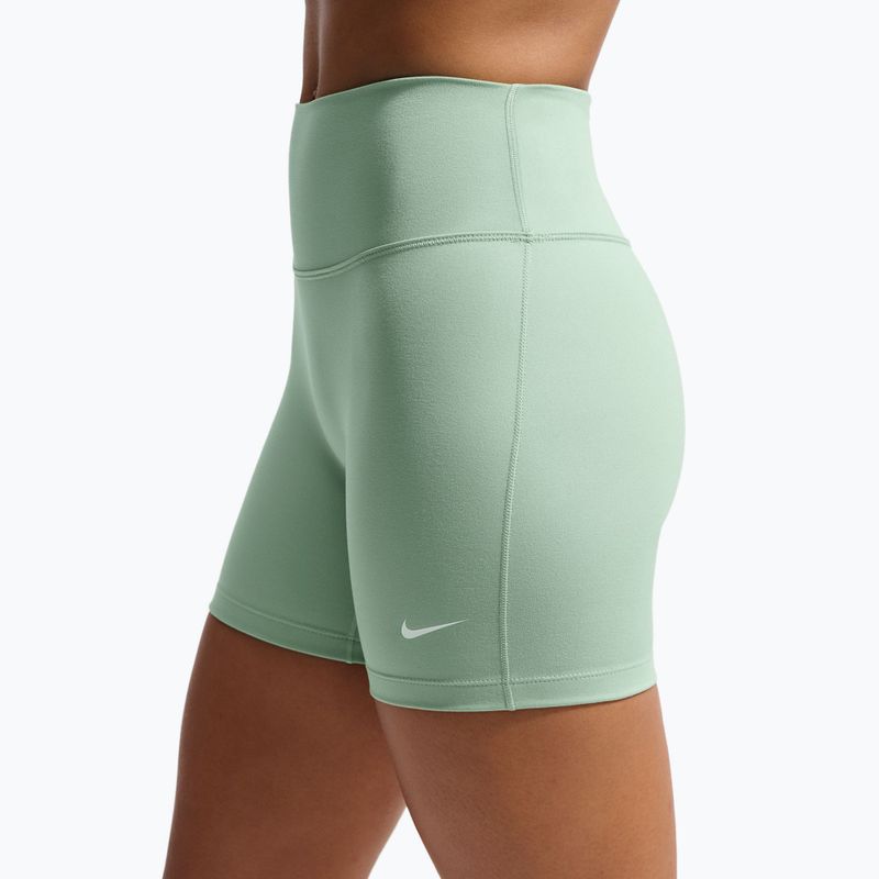 Női rövidnadrág Nike One High-Waisted Biker 5" steam/white 6