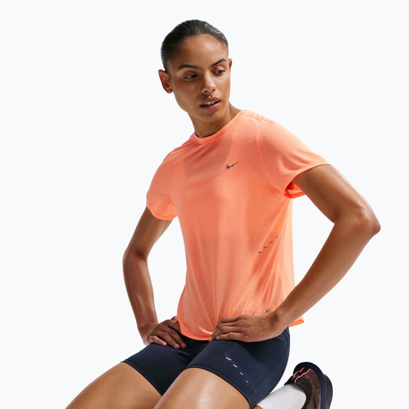 Női futópóló Nike Swift Breathe Dri-Fit orange pulse/photon dust 5