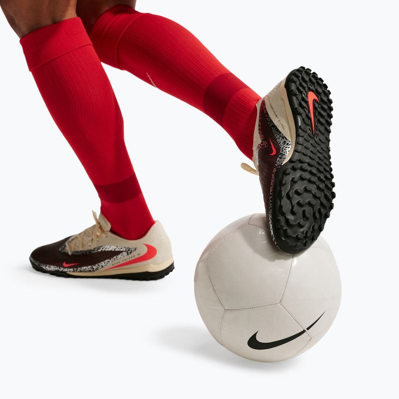 Férfi futballcipő Nike United Phantom 6 Low Academy TF burgundy crush/fossil/university red 4