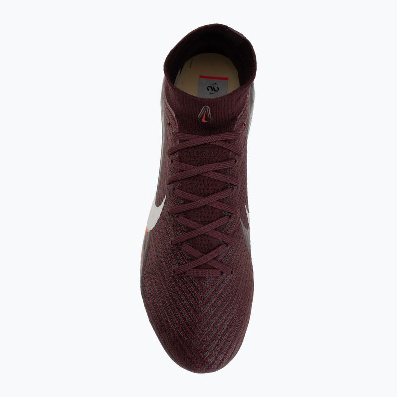 Férfi futballcipő Nike United Superfly 10 Elite burgundy crush/university red/fossil/metal silver 5