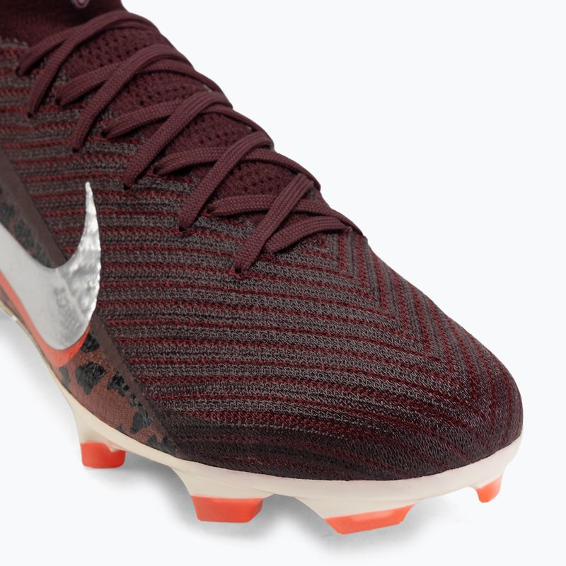 Férfi futballcipő Nike United Superfly 10 Elite burgundy crush/university red/fossil/metal silver 7