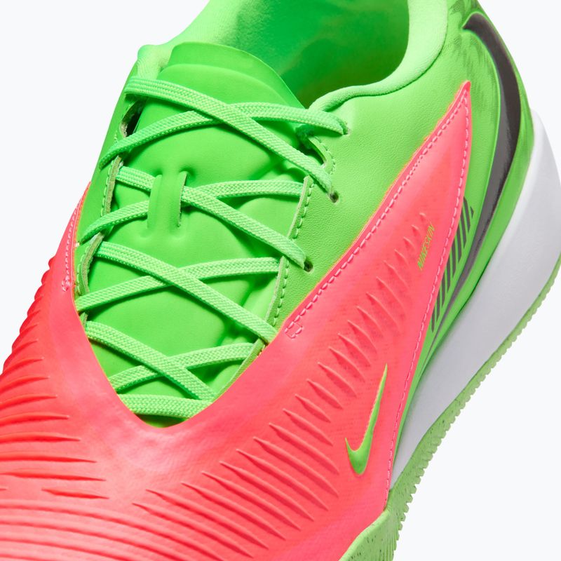 Férfi focicipő Nike Phantom 6 Low Academy Erling Haaland IN hot punch/green strike/black 3
