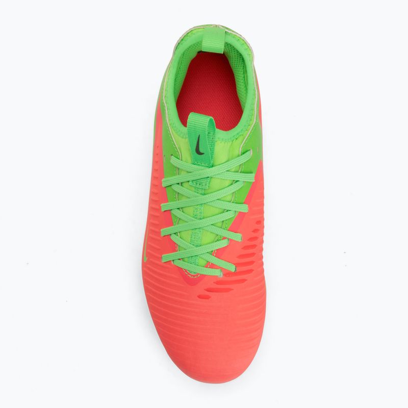 Gyerek focicipő Nike Jr. Phantom 6 Academy Erling Haaland AG hot punch/green strike/black 5