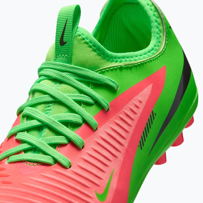Gyerek focicipő Nike Jr. Phantom 6 Academy Erling Haaland AG hot punch/green strike/black 3