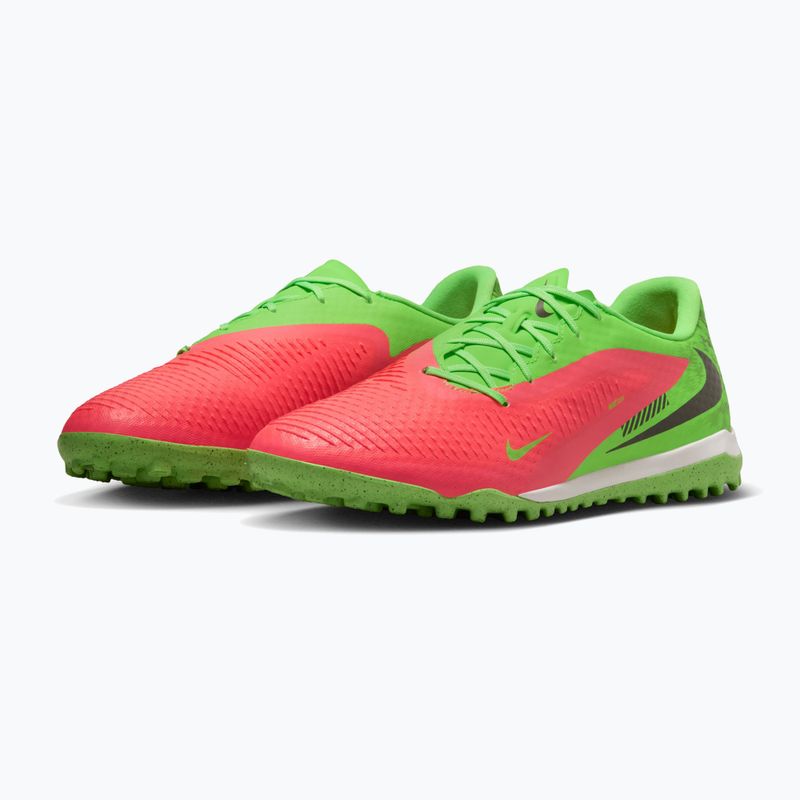 Férfi focicipő Nike Phantom 6 Low Academy Erling Haaland TF hot punch/green strike/black 3
