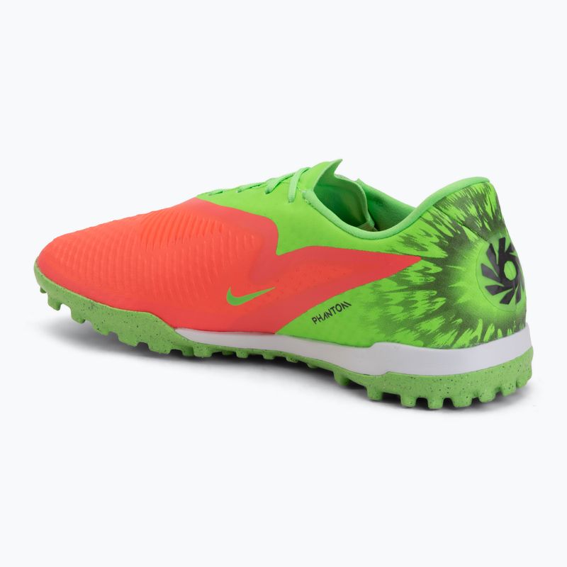 Férfi focicipő Nike Phantom 6 Low Academy Erling Haaland TF hot punch/green strike/black 3