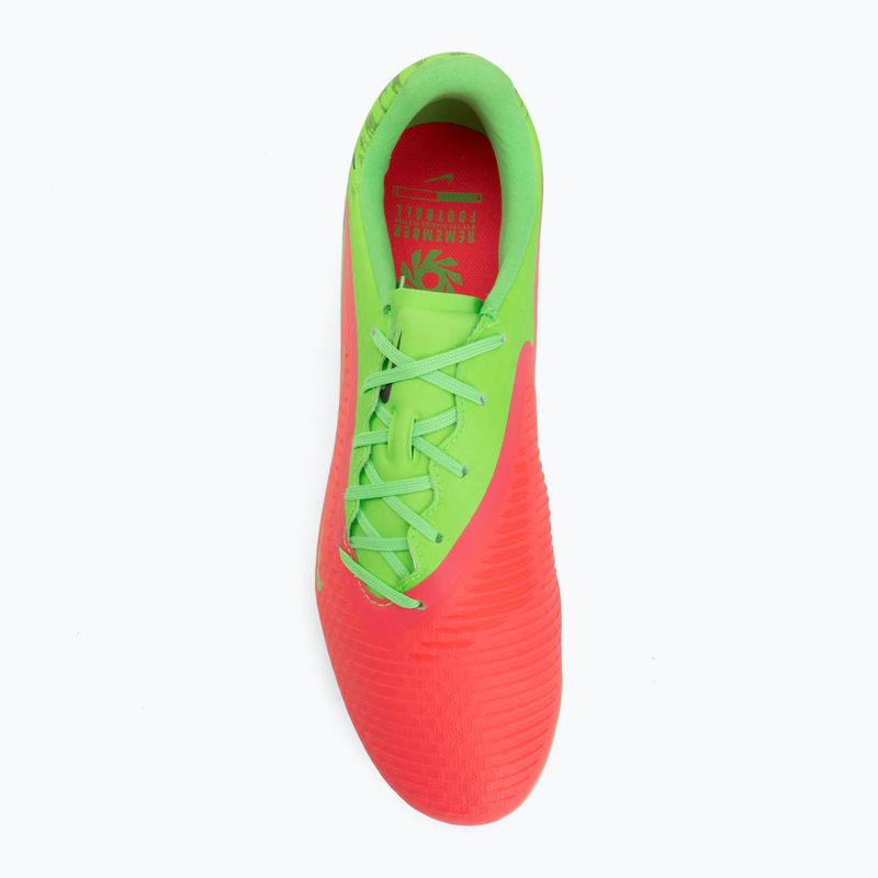 Férfi focicipő Nike Phantom 6 Low Academy Erling Haaland FG hot punch/green strike/black 5
