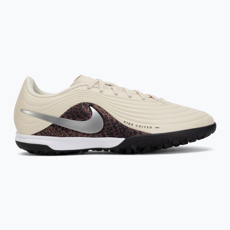 Férfi futballcipő Nike United Tiempo Maestro Academy TF fossil/burgundy crush/metallic silver 2