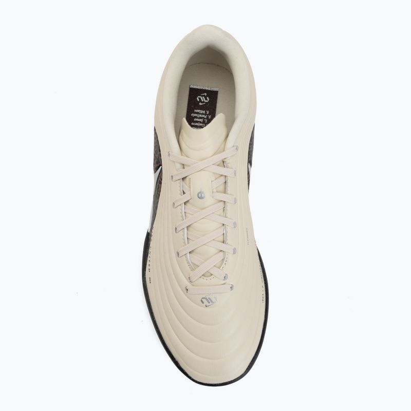 Férfi futballcipő Nike United Tiempo Maestro Academy TF fossil/burgundy crush/metallic silver 5