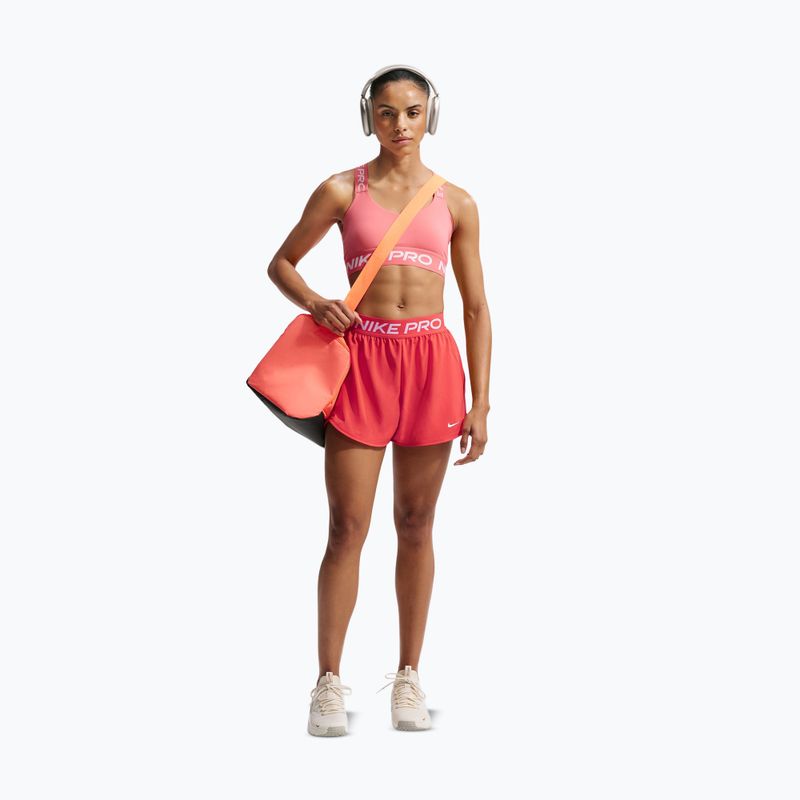 Női edzőshort Nike Pro 2in1 light crimson/white 2