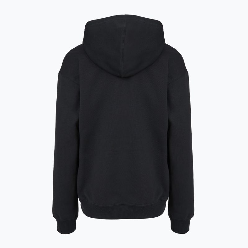 Női pulóver Jordan Fleece Hoodie black/gym red 7