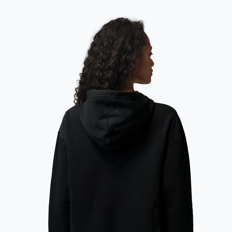 Női pulóver Jordan Fleece Hoodie black/gym red 3