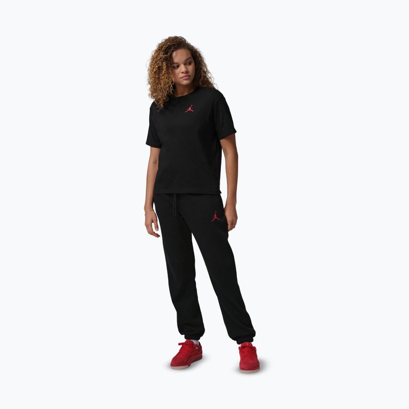 Női nadrág Jordan Fleece black/gym red 2