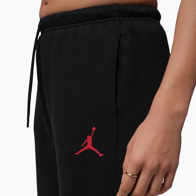 Női nadrág Jordan Fleece black/gym red 4