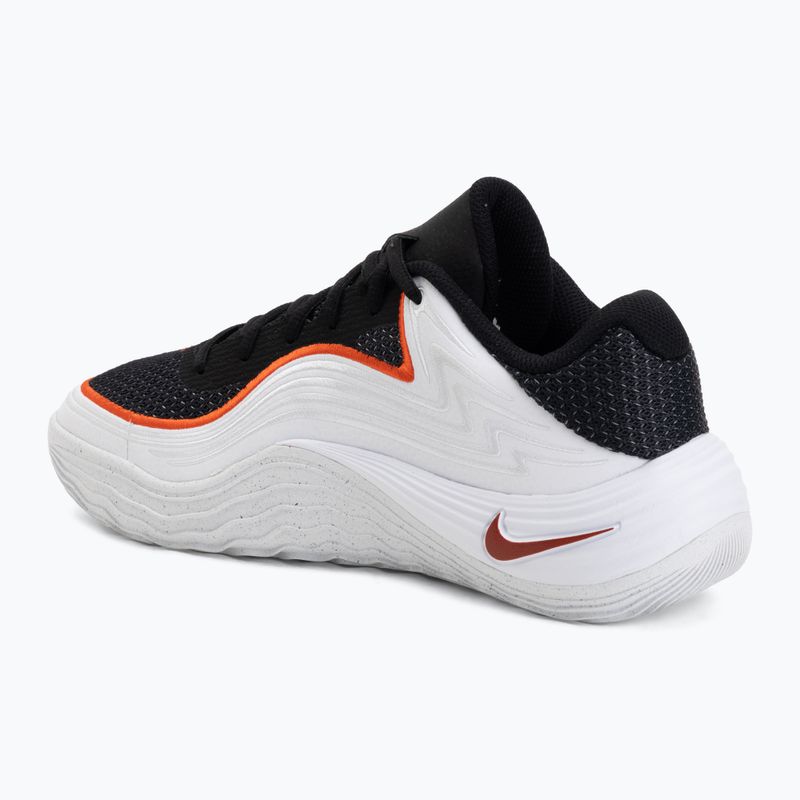Férfi kosárlabda cipő Nike Precision 8 Low black/white/picante red 3