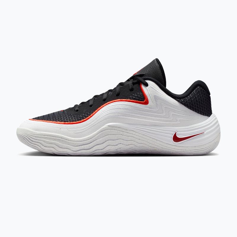 Férfi kosárlabda cipő Nike Precision 8 Low black/white/picante red 2
