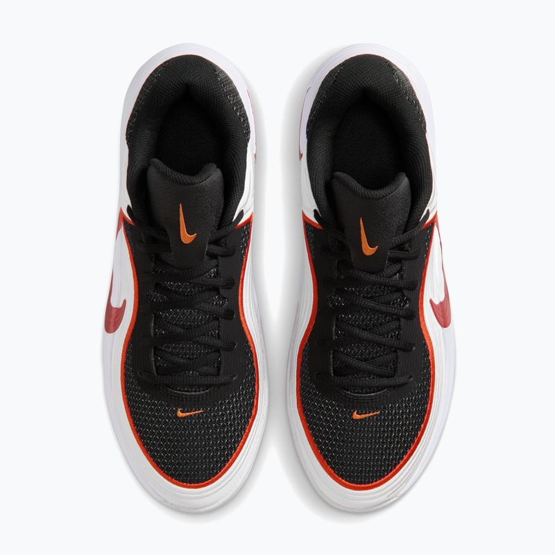 Férfi kosárlabda cipő Nike Precision 8 Low black/white/picante red 5