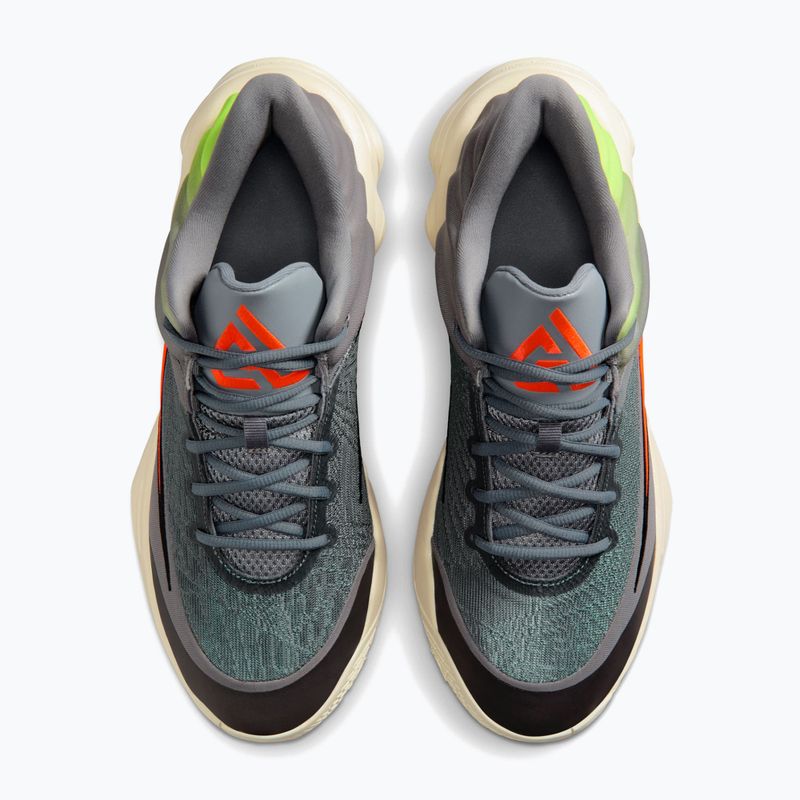 Férfi kosárlabdacipő Nike Giannis Immortality 4 Cool Grey/Volt/Total Crimson 6