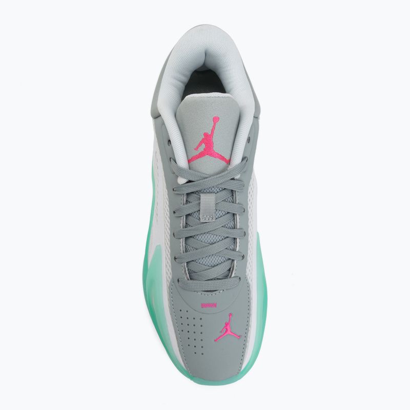 Női kosárlabda cipők Jordan Heir Series 2 white/metallic silver/light pumice 5
