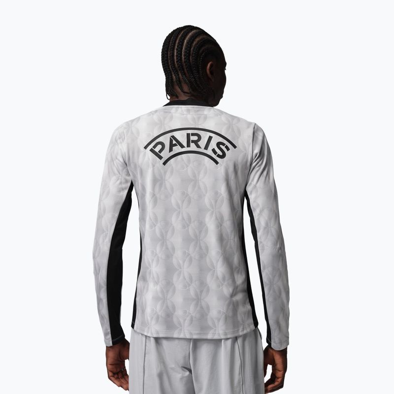 Férfi hosszú ujjú labdarúgó mez Nike Paris Saint-Germain Academy Pro Warm SE medium grey/black/black 3