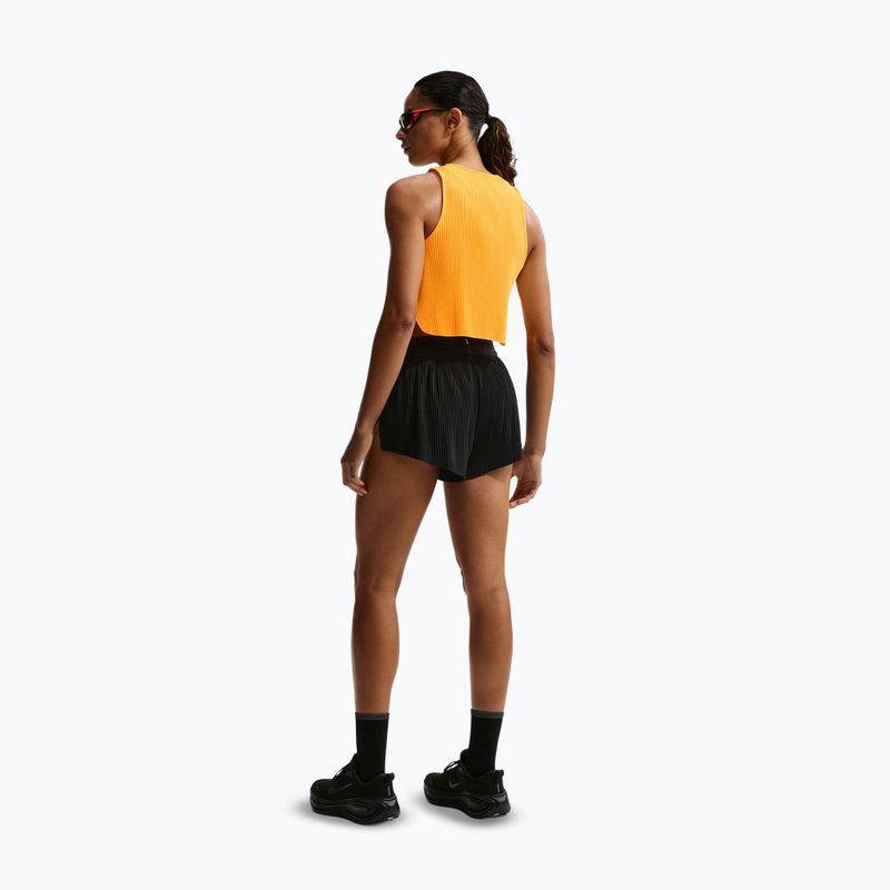 Női futópóló Nike AeroSwift Dri-Fit ADV Cropped Tank Top laser orange/black 3