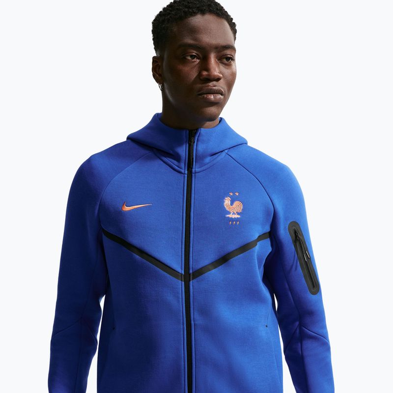Férfi pulóver Nike FFF Tech Fleece Windrunner Full Zip game royal/metallic copper 4