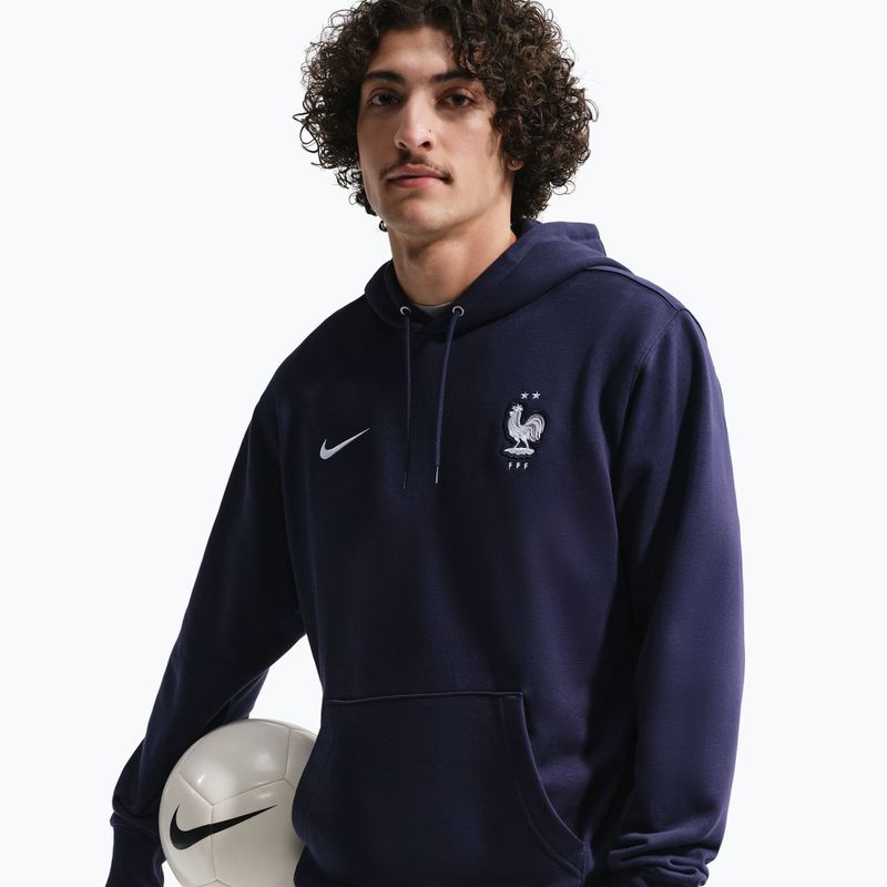 Férfi pulóver Nike FFF Club French Terry blackened/white 4
