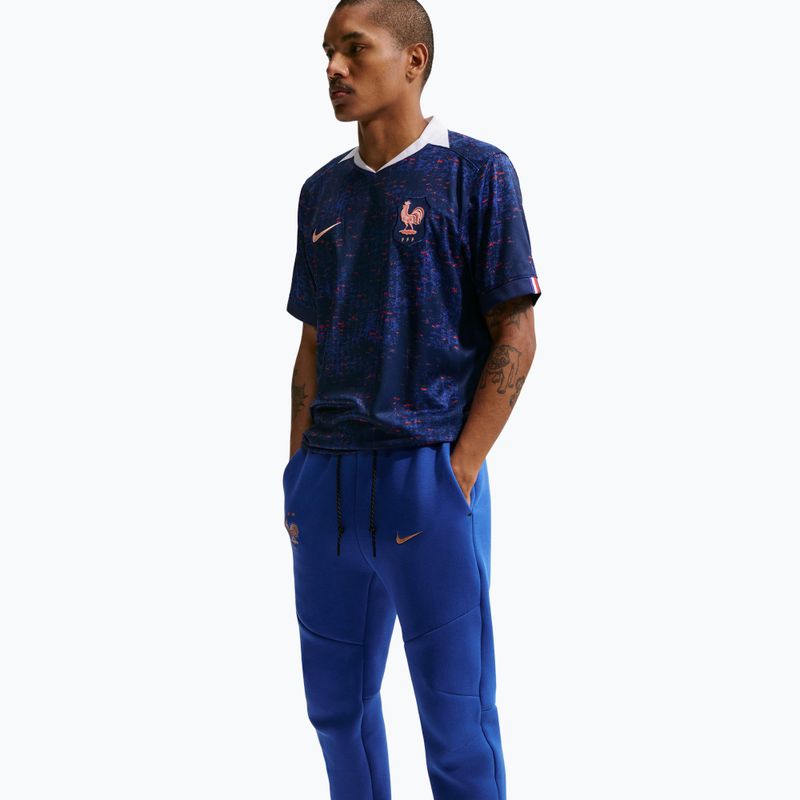 Férfi futballnadrág Nike FFF Tech Fleece Joggers game royal/metallic copper 4