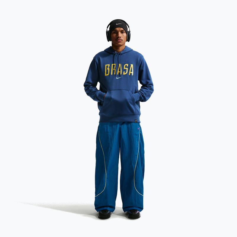Férfi pulóver Nike Brazil Club coastal blue/light mint 2