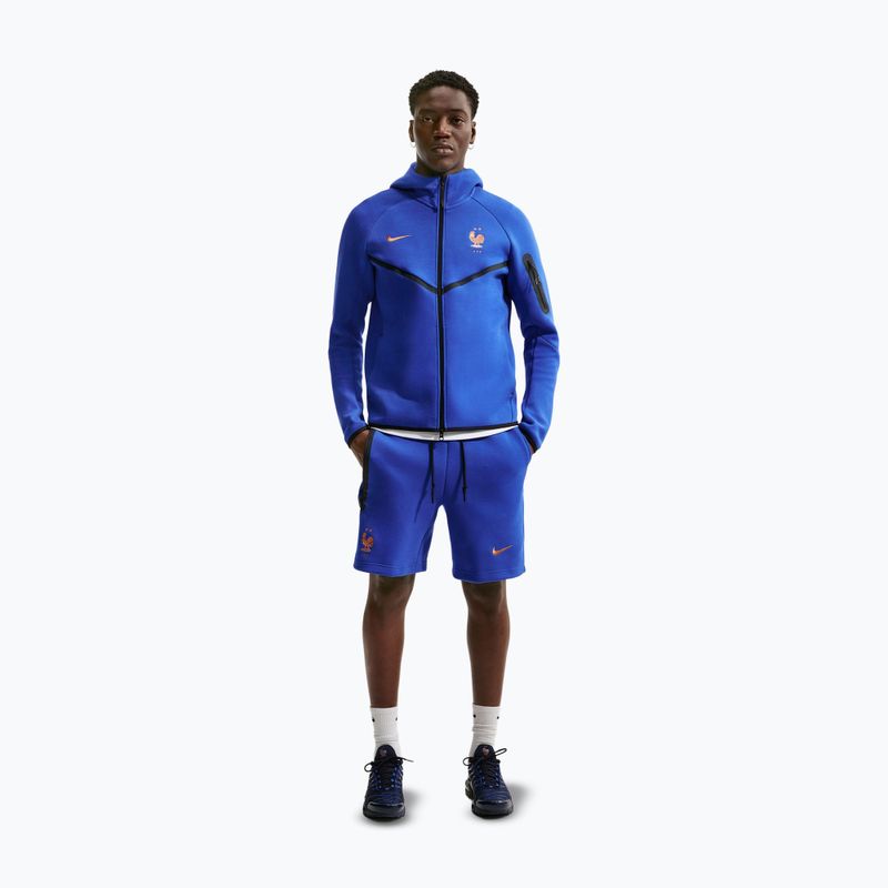 Férfi futball rövidnadrág Nike FFF Tech Fleece game royal/metallic copper 2