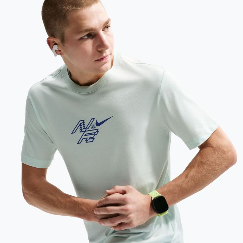 Férfi futópóló Nike AeroSwift Dri-Fit barely green/lapis 6