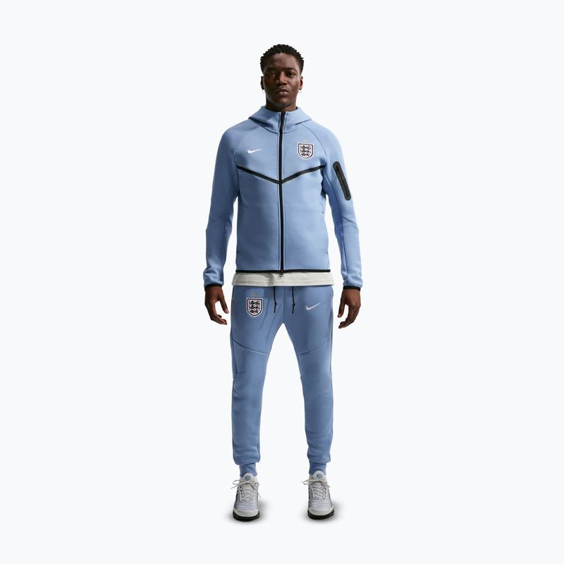 Férfi pulóver Nike England Tech Fleece Windrunner Full Zip work blue/white 2