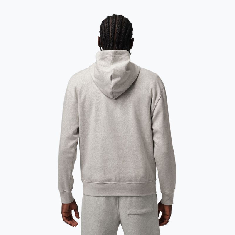 Férfi pulóver Jordan Pullover Hoodie grey heather/black 3