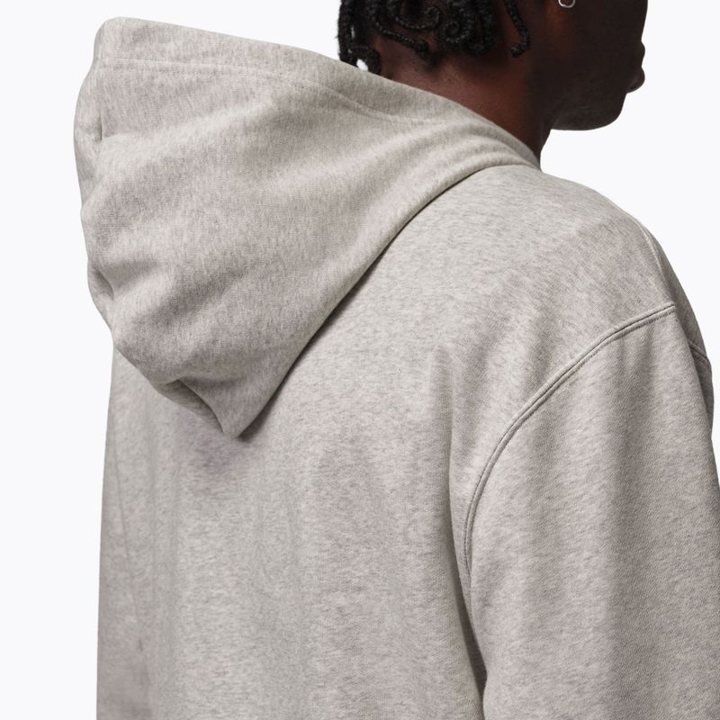 Férfi pulóver Jordan Pullover Hoodie grey heather/black 5
